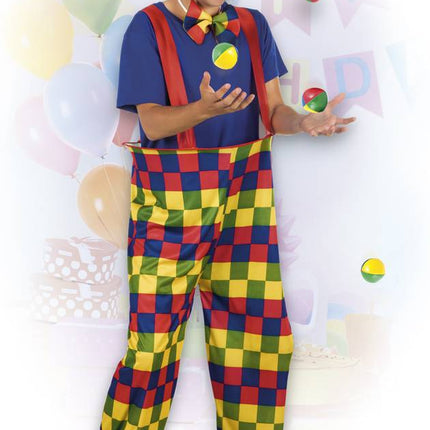 Clownspak Gekleurd M/L