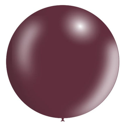 Bordeaux Rode Reuze Ballon XL Metallic 91cm