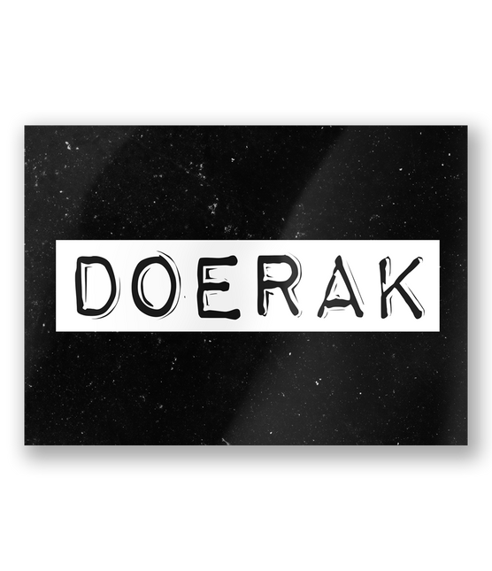 Wenskaart Doerak 15cm