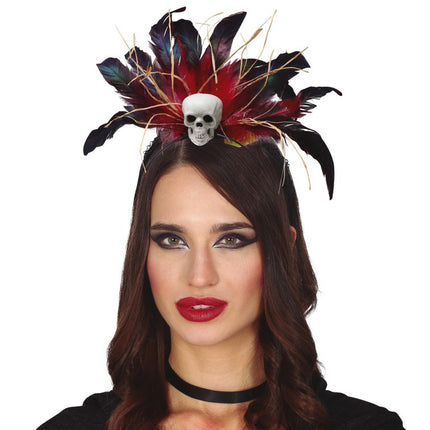 Halloween Tiara Veren En Doodshoofd