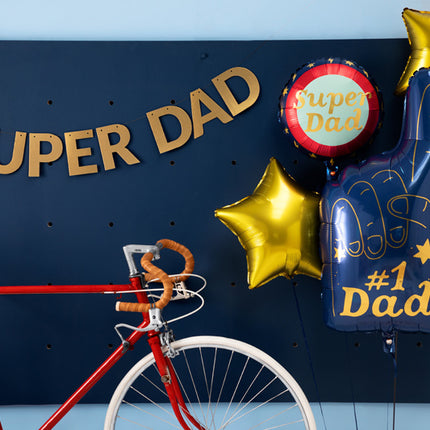 Helium Ballon Super Dad Leeg 45cm