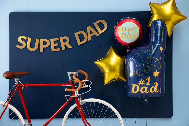 Helium Ballon Super Dad Leeg 45cm