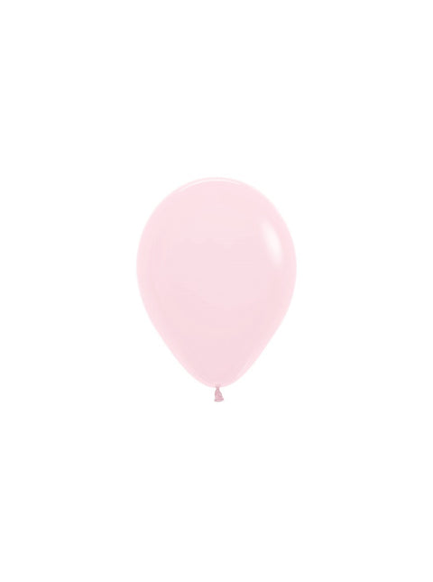 Ballonnen Pastel Matte Pink 12cm 50st