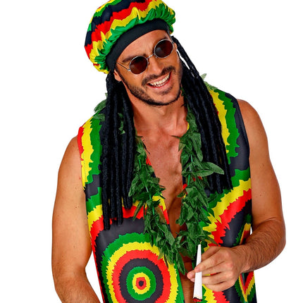 Rasta Muts Gekleurd Met Dreadlocks