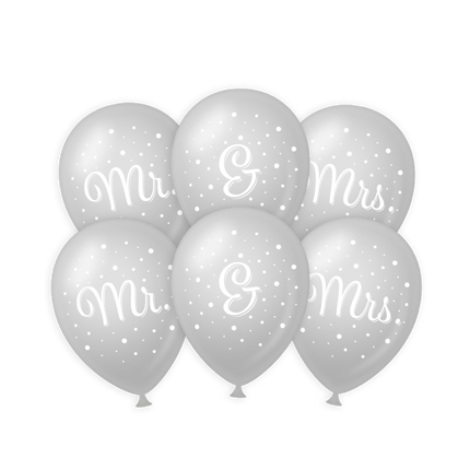 Bruiloft Ballonnen Mr & Mrs 30cm