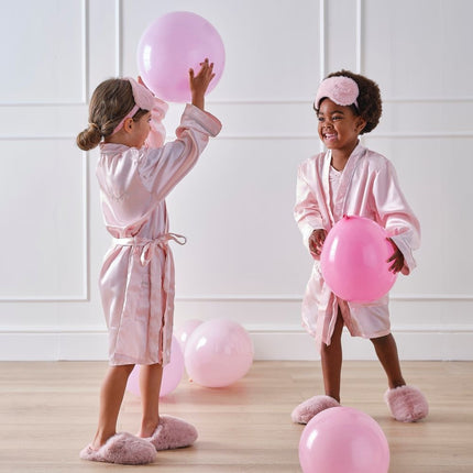 Pamper Party Badjas Roze 5-7 Jaar