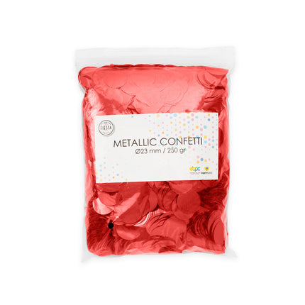 Rode Confetti Metallic 250gr