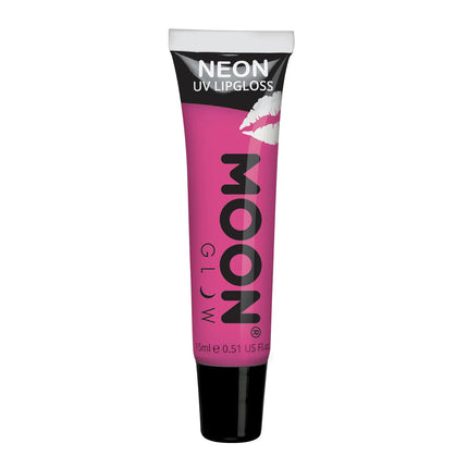 Moon Glow Neon UV Lipgloss Intense Pink Raspberry 15ml