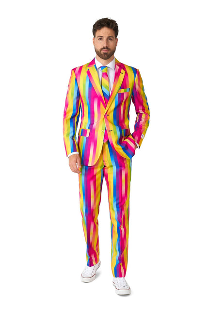 Regenboog Strepen Pak Heren OppoSuits