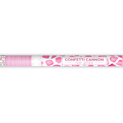 Confetti Kanon Roze Rozenblaadjes 60cm