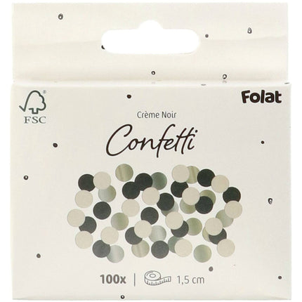 Zwart Zilveren Confetti Zwart 14gr