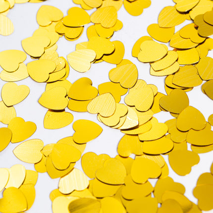 Tafelconfetti Hartjes Goud