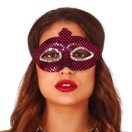 Masker Zwart Roze