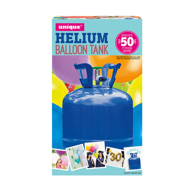 Helium Tank met 100 Ballonnen en Lint