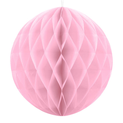 Honeycomb Bal Lichtroze 30cm