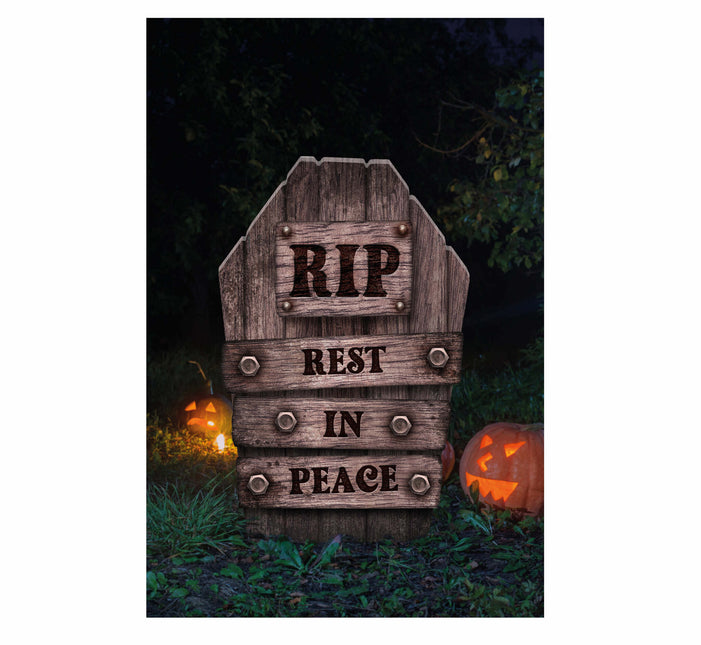 Halloween Decoratie Grafsteen Rip 56cm