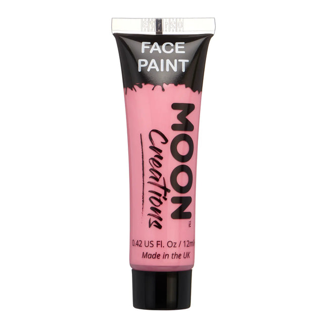 Moon Creations Face Paint Pink 12ml