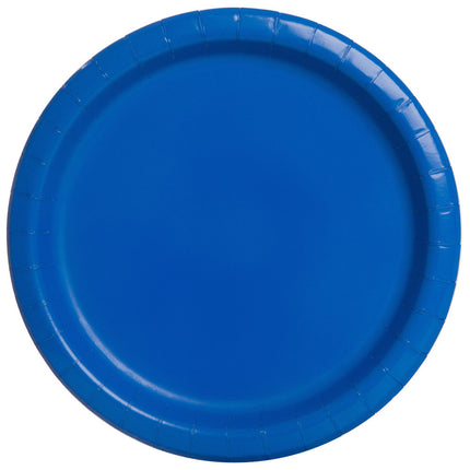 Blauwe Borden Rond 17,5cm 8st