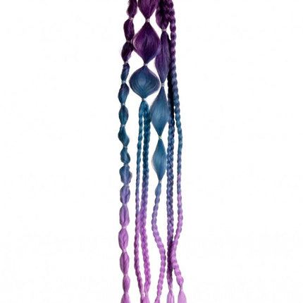 Hair Extension Festival Blue/Aqua/Lavender