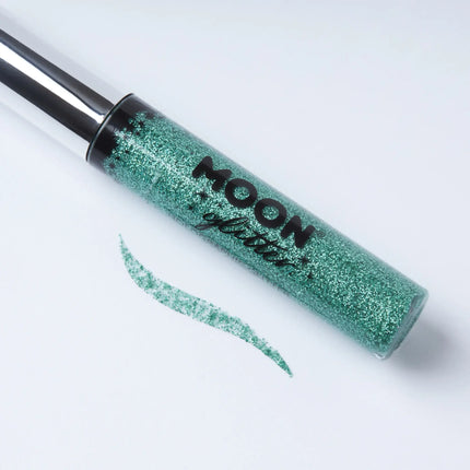 Moon Glitter Holographic Glitter Eye Liner Green 10ml