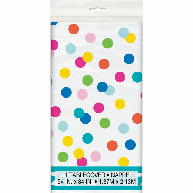 Tafelkleed Confetti Gekleurd 2,13m