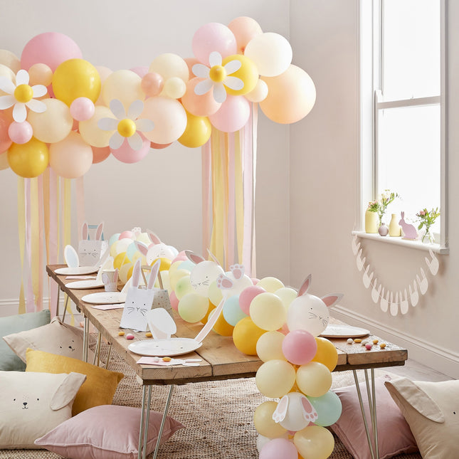 Pasen Tafeldecoratie Ballonslinger Pastel