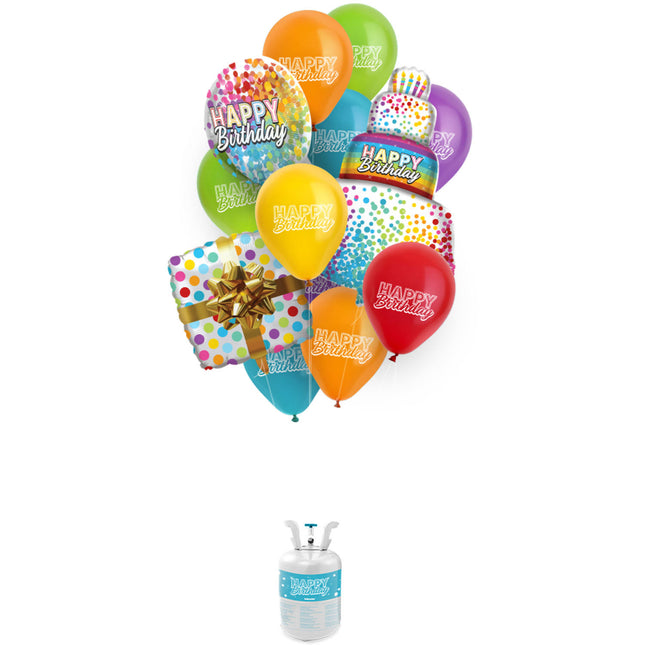 Helium Tank Happy Birthday 18 delig