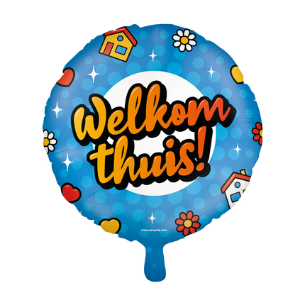 Helium Ballon Welkom Thuis Leeg 30cm