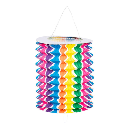 Regenboog Lampionnen 13cm 12st