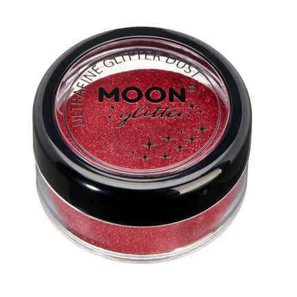 Moon Glitter Classic Ultrafine Glitter Dust Red 5g