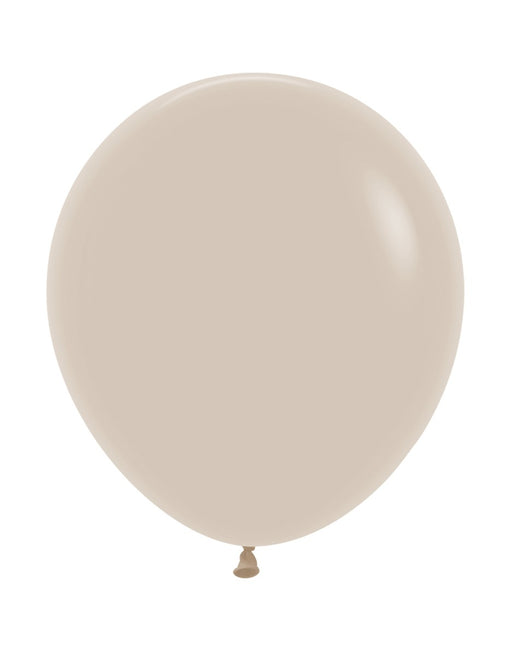 Ballonnen White Sand 45cm 25st