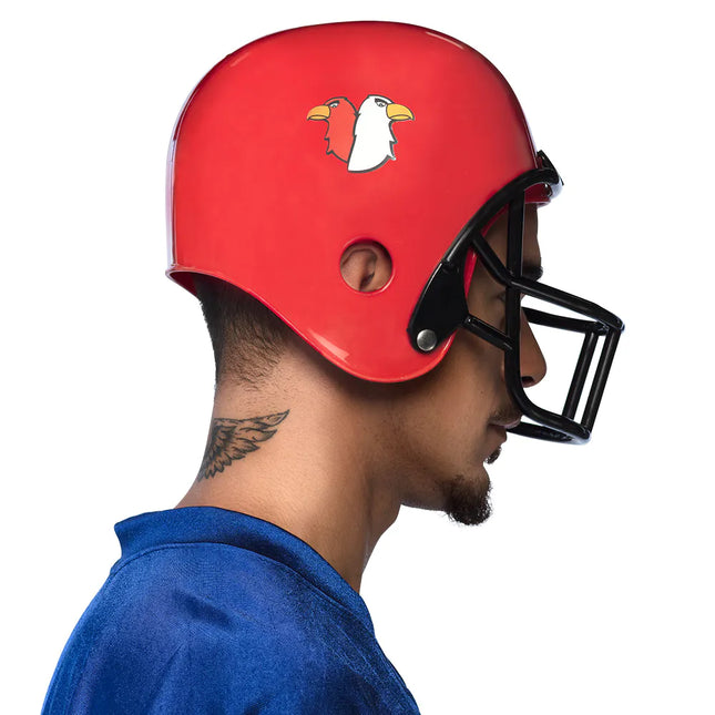 American Football Helm Rood