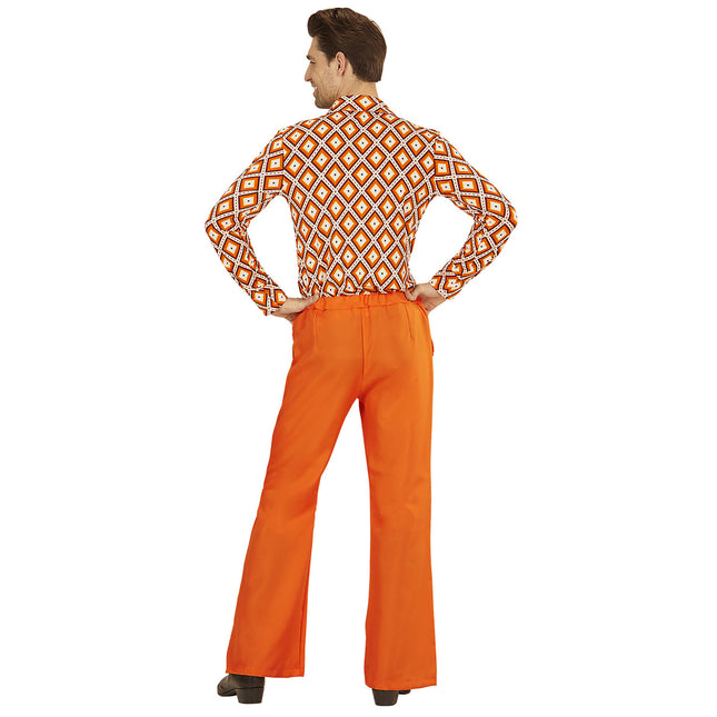 Disco 70S Broek Oranje Heren