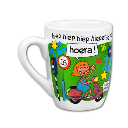 Mok 16 Jaar 12cm