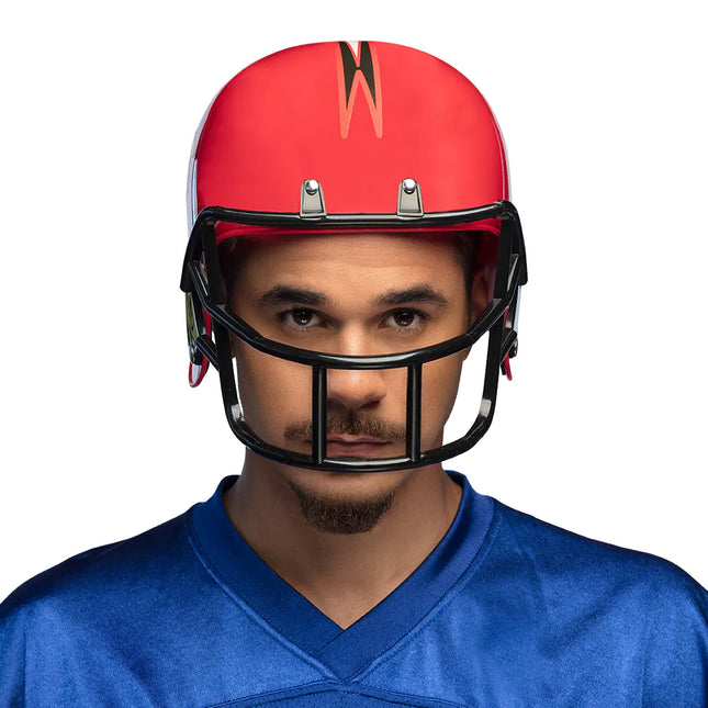 American Football Helm Rood