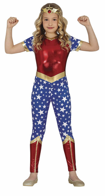 Super Woman Kostuum Meisje