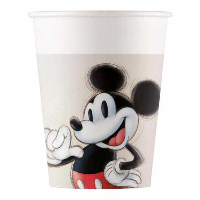 Mickey Mouse Bekers 250ml 8st