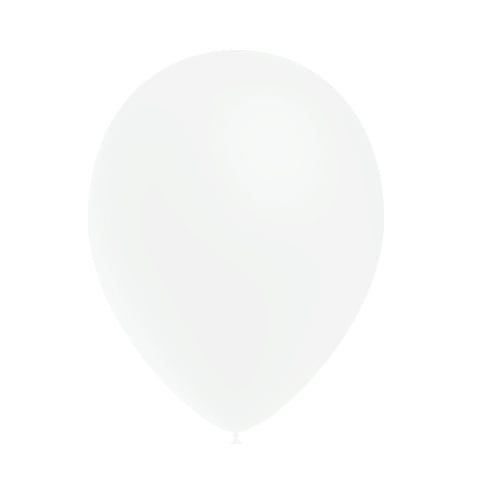 Witte Ballonnen 25cm 50st