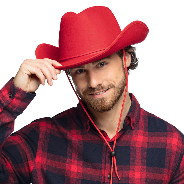 Cowboyhoed Rood