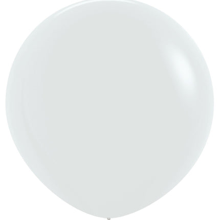 Ballonnen White 91cm 10st