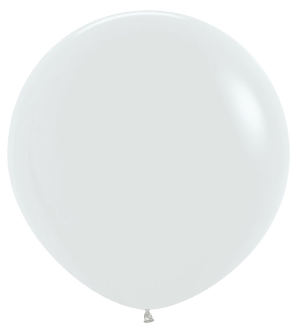 Ballonnen White 91cm 10st