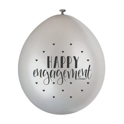 Verloving Ballonnen Happy Engagement 28cm 10st