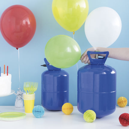 Helium Tank met 100 Ballonnen en Lint