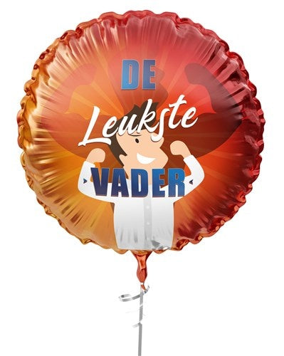 Vaderdag Helium Ballon Leeg 45cm