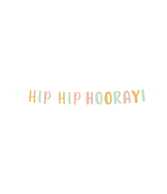 Hip Hip Hooray Letterslinger 2,5m