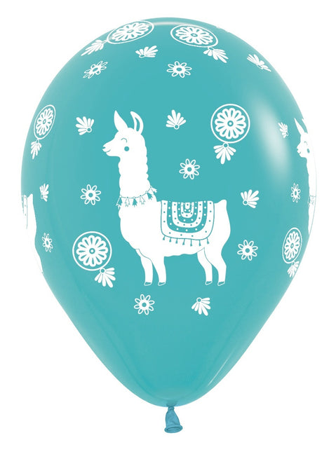 Ballonnen Lama Mix 30cm 25st