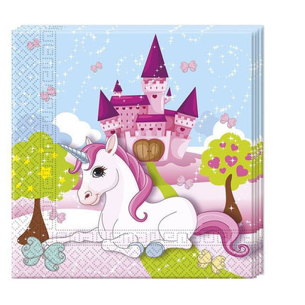 Unicorn Servetten 33cm 20st