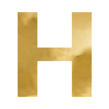 Spiegelletter H Goud 60cm