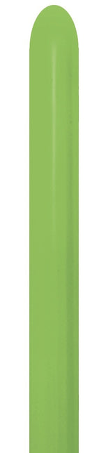 Modelleerballonnen Nozzle Up Lime Green 5cm 152cm 50st