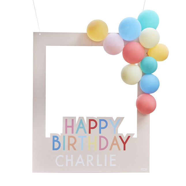 Happy Birthday Photobooth Frame Zelf Maken Set